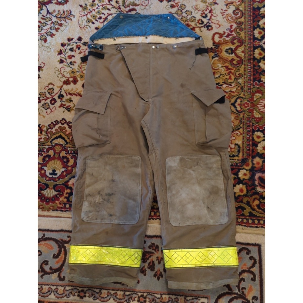 Retired Firefighter Gear Turnout Pants FIRE USED Size 46 X 30 SHELL‎ ONLY!!